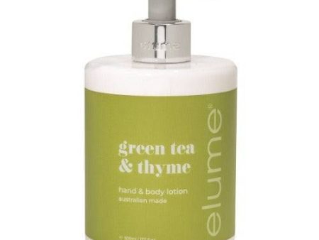 Green Tea Thyme Body Lotion Fashion