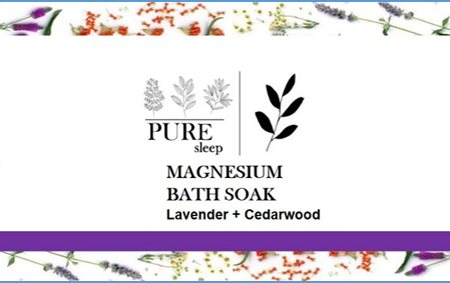 Magnesium - Lavender and Cedarwood Bath Soak 500 mls Hot on Sale