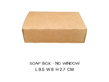 Box- Soap Box 9.5 cm X 3cm X 6 cm (Out The Box) LOCAL No window For Discount