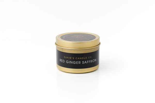 Red Ginger Saffron 100% Pure Soy Travel Size Candle Online now