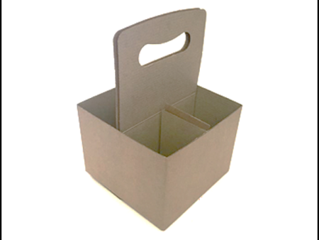 Box - Large 4 Bottle Carrier  ON SALE.  Less 25 % Supply