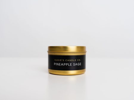 Pineapple Sage 100% Pure Soy Travel Size Candle Online