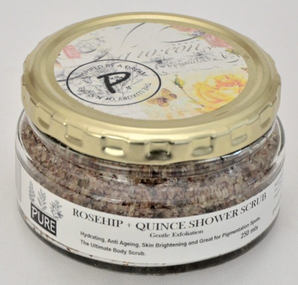 Herbal Rosehip Quince Shower Scrub 250 mls Sale