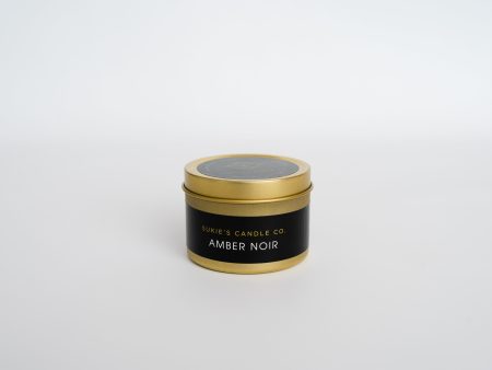 Amber Noir 100% Pure Soy Travel Size Candle For Sale