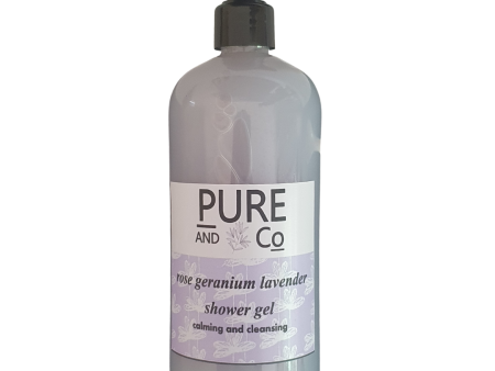 Herbal - Shower Gel Rose Geranium Lavender For Sale