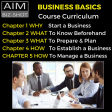 The Basics of Business - A 5 Part Business Course  ON SALE.  DISCOUNTED For Discount