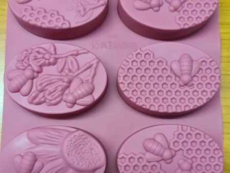 Silicone Soap Mould - Bee Design P & T Fashion