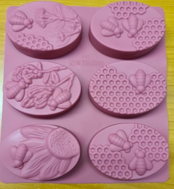 Silicone Soap Mould - Bee Design P & T Fashion