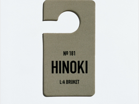 L:A BRUKET FRAGRANCE TAG - NO.181 HINOKI For Sale