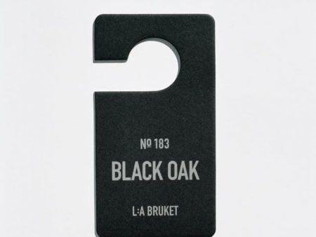 L:A BRUKET FRAGRANCE TAG - NO.183 BLACK OAK Fashion