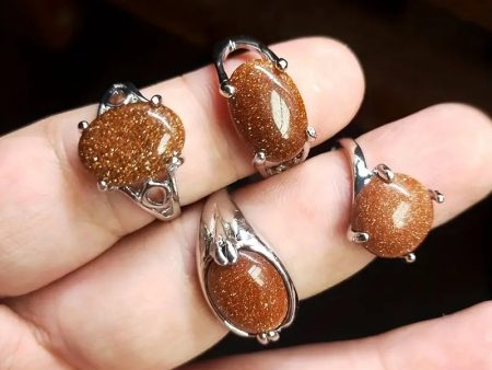 Gold Goldstone  Ring Online Hot Sale