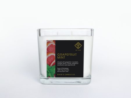 Grapefruit Mint 100% Pure Soy Double Wick Candle Online