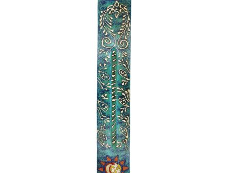 Teal Sun and Moon Incense Burner Online