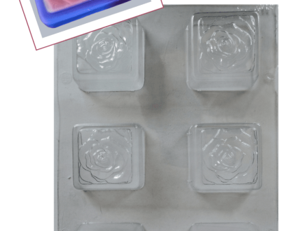 Soap Mould   PVC  Rose  sb215 Sale