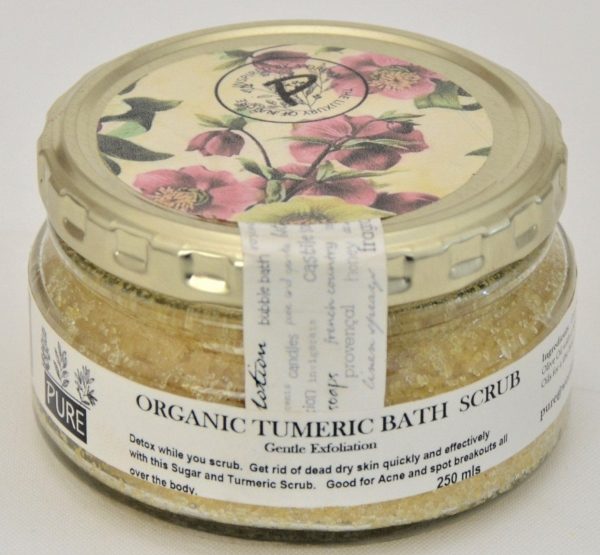 Herbal Organic Tumeric Bath Scrub 250 mls For Discount