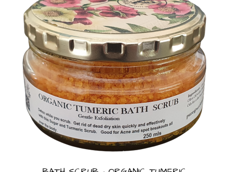 Herbal Organic Tumeric Bath Scrub 250 mls For Discount