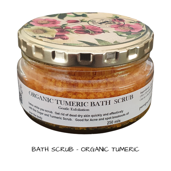 Herbal Organic Tumeric Bath Scrub 250 mls For Discount