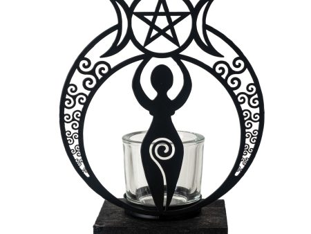 Goddess Tea-Light Holder on Sale