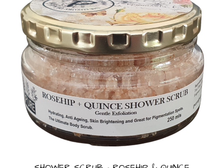 Herbal Rosehip Quince Shower Scrub 250 mls Sale