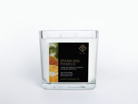 Sparkling Pomelo 100% Pure Soy Double Wick Candle Online Sale