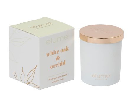 Boutique Soy Candle White Oak & Orchid For Cheap