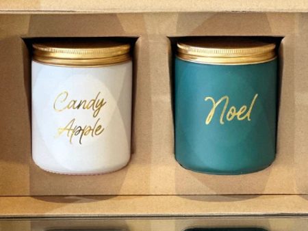 Christmas Soy Candles Noel & Candy Apple For Sale