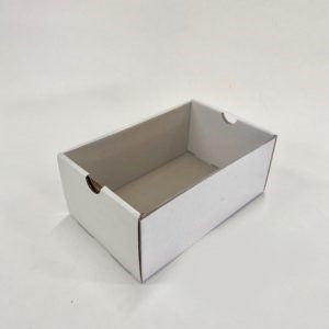 Small White Sliding Gift Box With PVC sleeve Online now