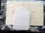 Gift Tags - Plain  Large White Pack of 10 Online Sale