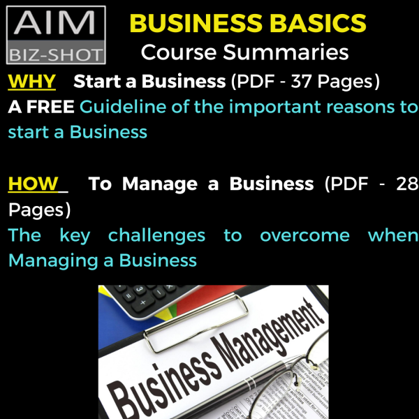 The Basics of Business - Part 1  & 5 ON SALE. DISCOUNTED Fashion