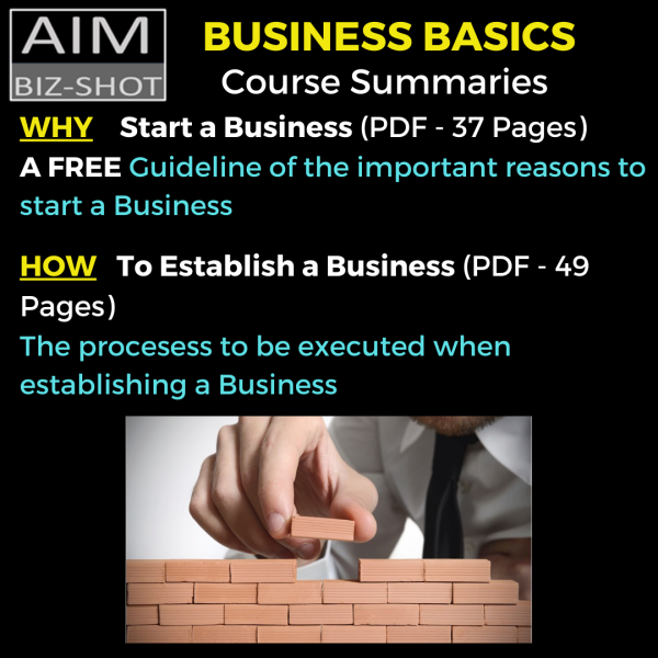 The Basics of Business - Part 1  & 4 ON SALE  DISCOUNTED Online Sale