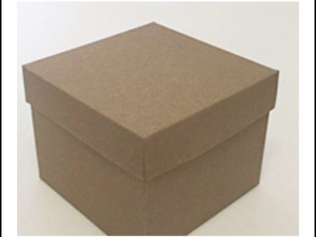 Box -  Elizabeth Box without window Kraft 12cm x12cm x9.5cm (Out The Box)- LOCAL For Sale