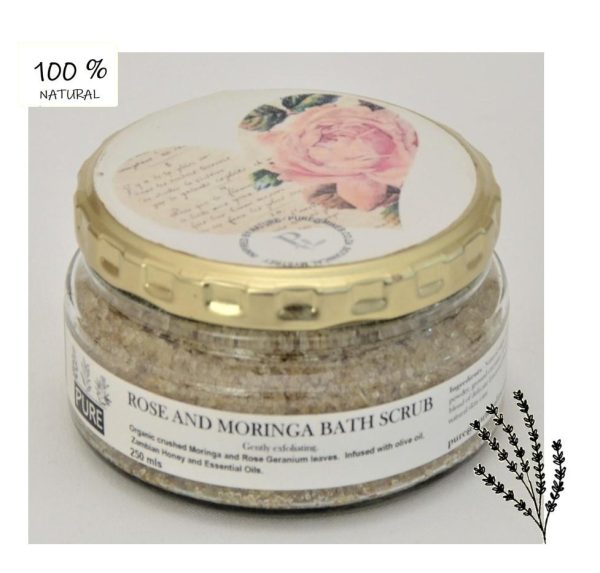 Herbal Rose and Moringa  Body Scrub 250 mls Fashion