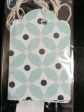 Gift Tags -blue print with dots (Medium) Pack of 6 on Sale