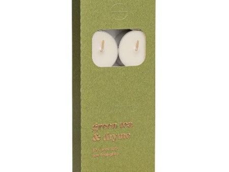 Green Tea & Thyme Tealights Online Hot Sale