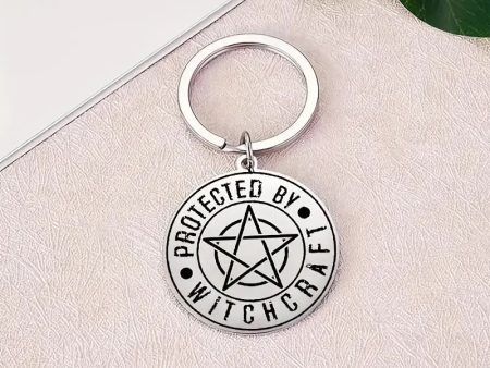 Protected by Witchcraft Key Chain Cheap