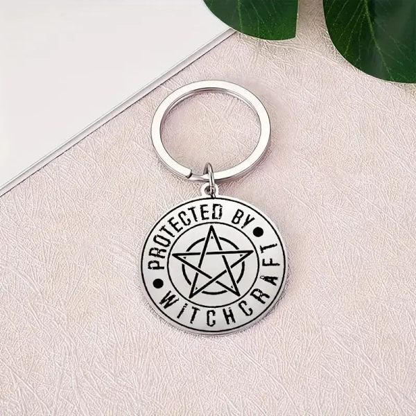 Protected by Witchcraft Key Chain Cheap