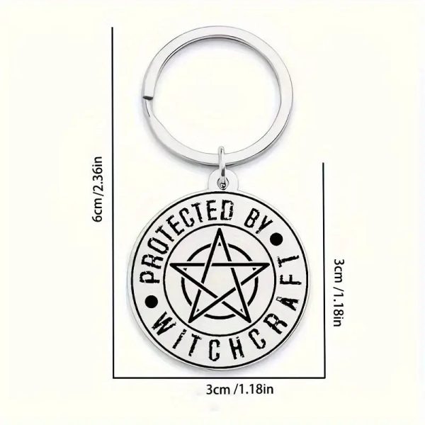 Protected by Witchcraft Key Chain Cheap