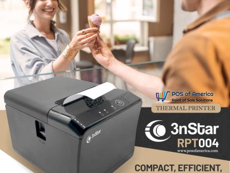 3nStar Thermal Receipt Printer 80mm 230mm s 2 Interfaces  - USB Ethernet RPT004 Online Hot Sale